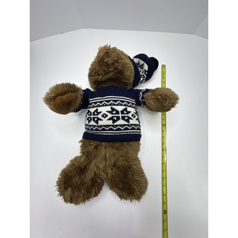 American Eagle Teddy Bear Plush Stuffed Animal Holiday Ed 1996 Approx 19" VTG - Picture 9 of 9